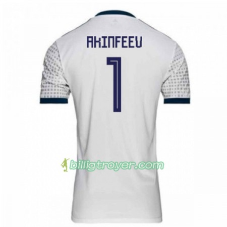 Billige Fotballdrakter Russland Akinfeev 1 VM 2018 Bortedraktsett